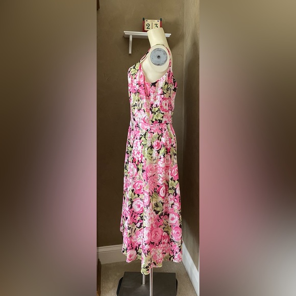 Talbots Vintage Floral Sundress women’s size 16 - Picture 2 of 13